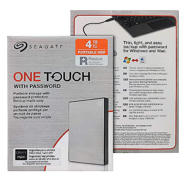 Seagate Hard one touch 4TB